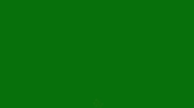 Bright colourful confetti falling in cannon multicolored glitter paper falling on Green background, perfect for birthday party, holiday greetings and event promos 4k confetti animation