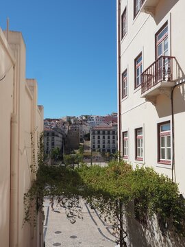 Vistas desde elevador, Alfama, Lisboa, Portugal