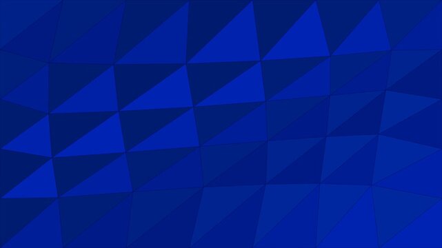 Abstract geometric background with dark blue triangles in a low poly pattern