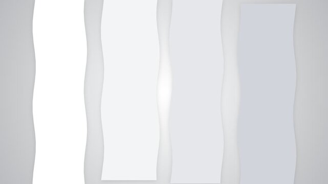 Abstract background featuring four vertical wavy pillars in gradient white