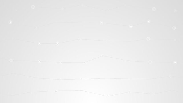 Abstract background with light grey lines and nodes forming a tech pattern