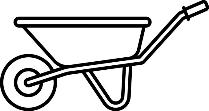 Garden Wheelbarrow Icon