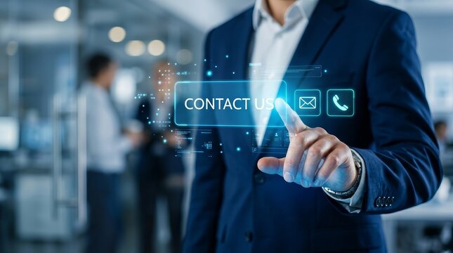 Connect with our team for help and inquiries through our digital contact interface.