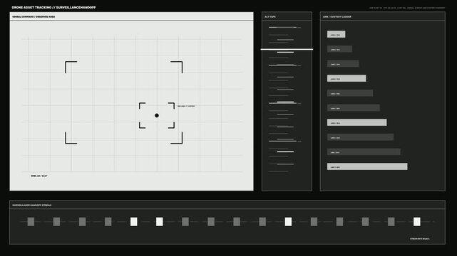 Drone Asset Tracking Dashboard Seamless Loop