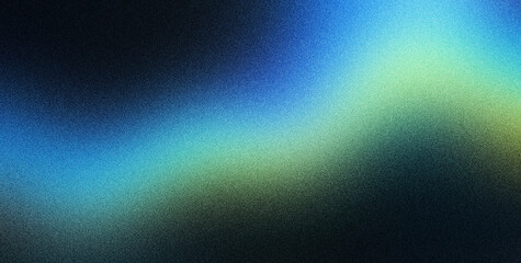 Abstract grain cyan blue jade monochrome noice overlay on dark background texture dynamic web backdrop banner wallpaper. © vecteezy