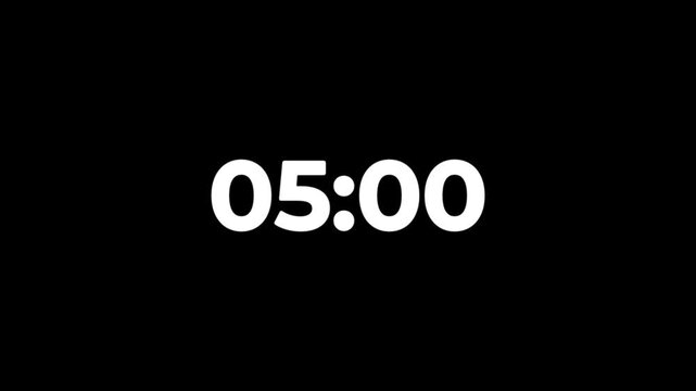 Animation of a fast digital stopwatch timer counting milliseconds overlay on a black background. Futuristic dashboard UI element, sport racing countdown and time management concept.