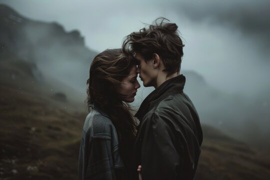 avoidant type of attachment in relationships concept.