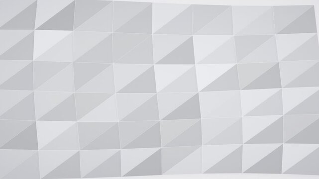 Abstract geometric pattern composed of repeating light gray triangular shapes
