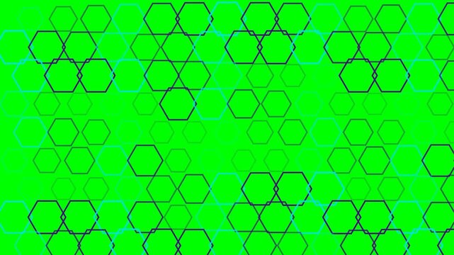 Abstract digital background featuring a repeating pattern of hexagon shapes