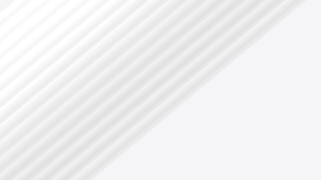 Minimalist white background with elegant diagonal soft shadows and lines