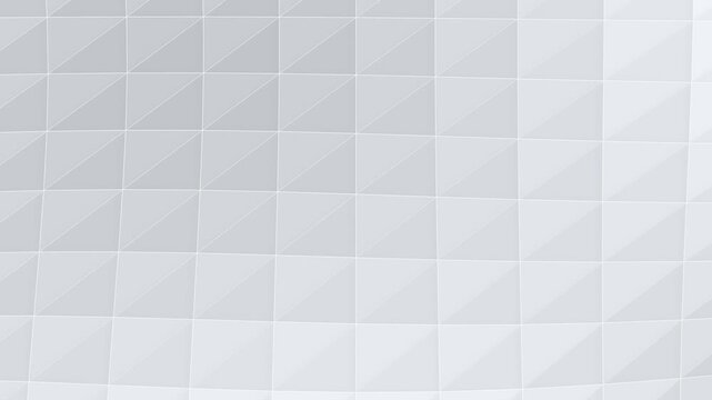 Abstract white geometric background with subtle triangular grid pattern