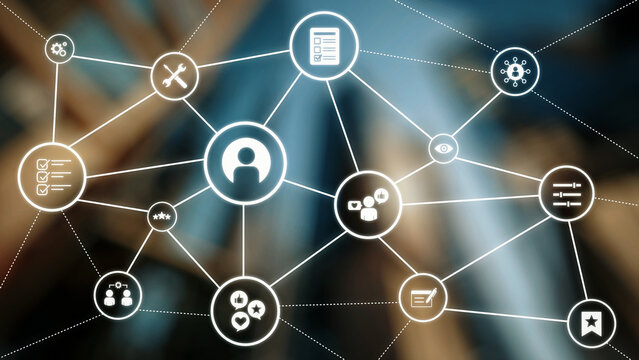 Personalization icons showing customization, user profile and experience design for personal service, customer journey and adaptive digital interaction. Gist