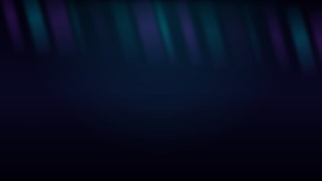 Abstract background with soft vertical beams of purple and teal light glow