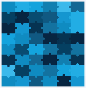 Puzzel pattern vector Art & Illustration