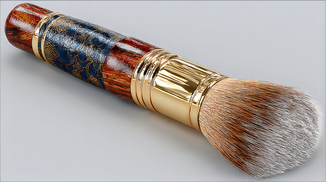 Professional makeup brush detailed handle soft bristle collection wallpapers
