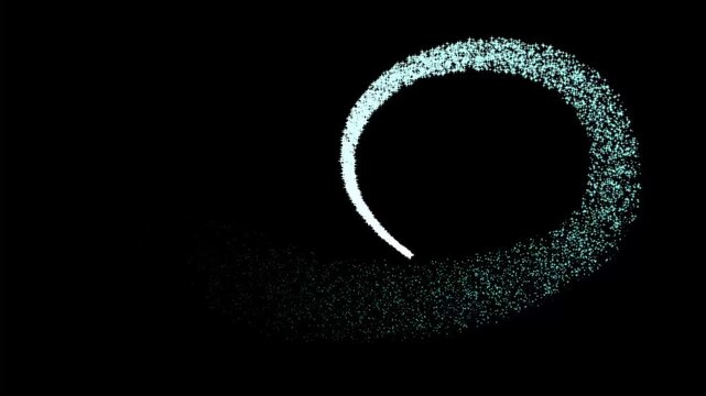 Magical white glitter star trail with fairy dust glow, twinkling starlight particles, shimmering sparkle line, glowing doodle stars and fantasy transition effect on black screen 4k