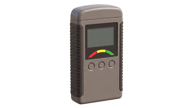 EMF meter detector isolated PNG on transparent background