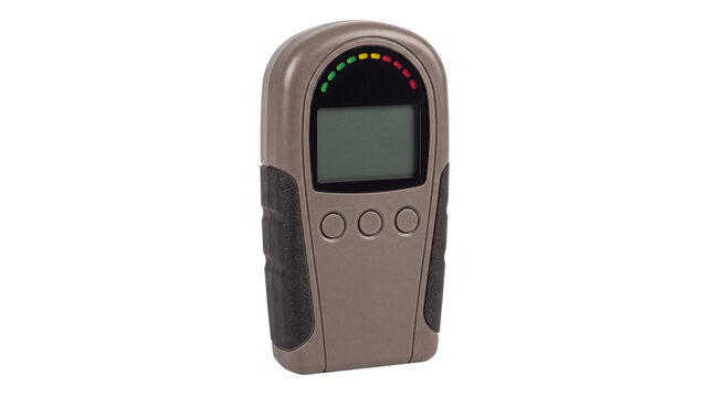 Handheld EMF scanner isolated PNG on transparent background