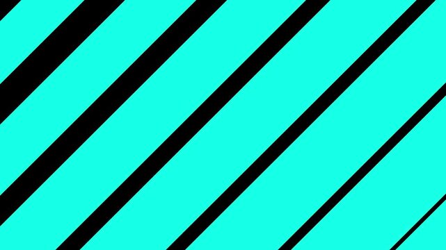 Modern cyan blue and black diagonal lines dynamic backdrop, bold geometric stripe wipe overlay visual, creative minimalist geometric pattern animation for modern footage editor project.4k video