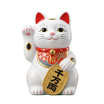 white maneki neko