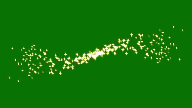 magic dust and sparkling fairy trails, forming smooth light on a black screen, glittergolden stars particles background overlay 4k