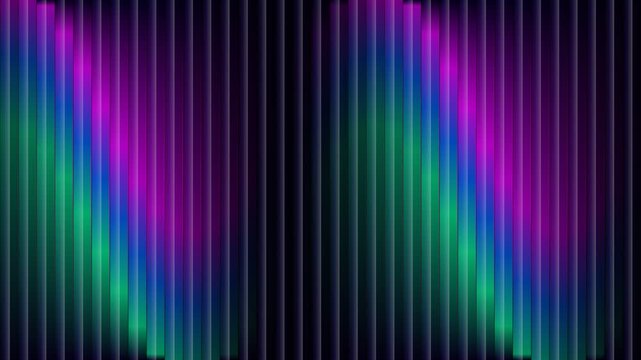 Abstract digital pattern featuring vibrant vertical gradients and dark lines