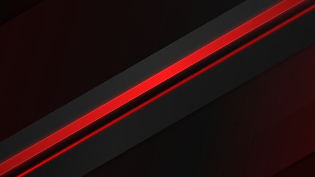 A vibrant red diagonal light streak cutting across a deep dark background