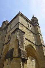 Naklejka premium Exterior de la Iglesia de San Vicente la más antigua de San Sebastián Donostia