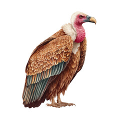 Obraz premium Watercolor clipart of Vulture, isolated on white background