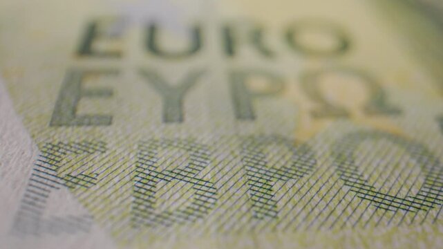 Close-up of a 100 Euro bill