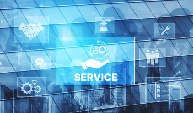 Customer service and support workflow with cooperation, communication, maintenance, and checklist icons for efficient service operation and user satisfaction Vouch