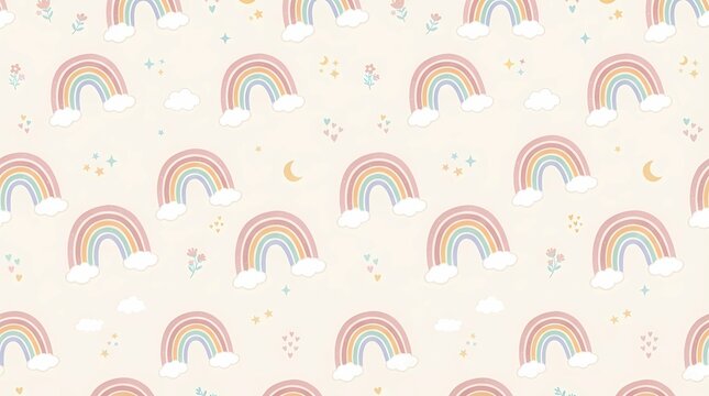 seamless pattern with easter eggs