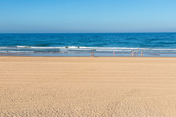 La Barrosa beach in Sancti Petri, Cadiz, Spain, in august 2026 © josevgluis