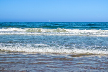 La Barrosa beach in Sancti Petri, Cadiz, Spain, in august 2026 © josevgluis