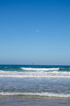 La Barrosa beach in Sancti Petri, Cadiz, Spain, in august 2026