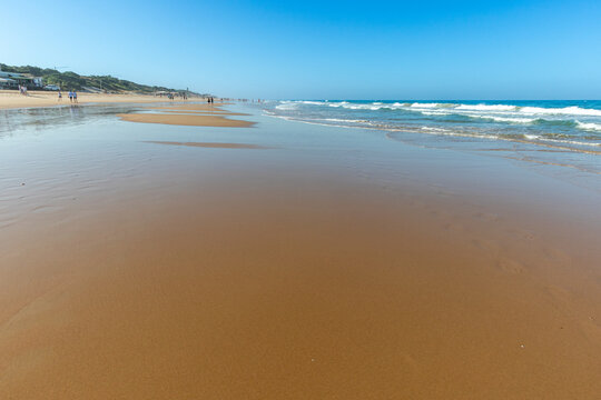 La Barrosa beach in Sancti Petri, Cadiz, Spain, in august 2026