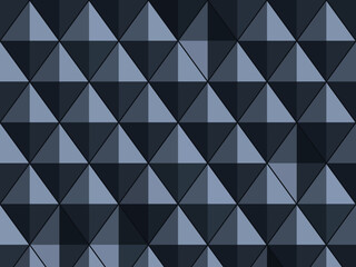 Fototapeta premium Embossed Pyramid Panel Geometric Dark Pattern