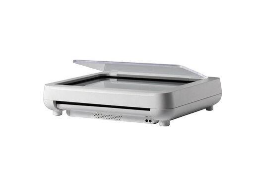 Document Scanner isolated on a transparent background.