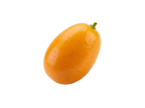Fresh kumquat fruit isolated on transparent background