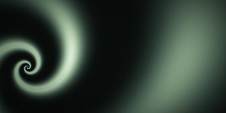 A spiral vortex in teal and green echoes damascus forging, with smooth gradient flow and dark cinematic grain.