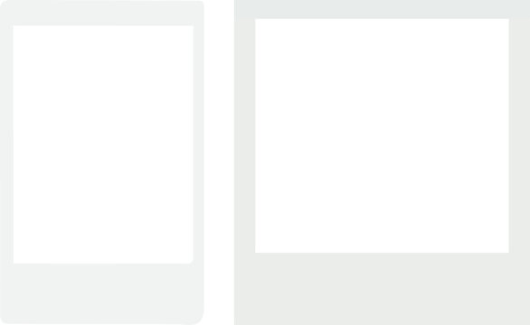 Minimal Blank Rectangle Frame and Border Template Collection