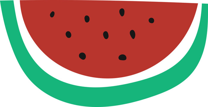watermelon vector illustration