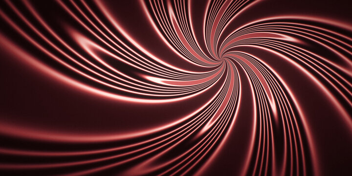 A glowing red spiral vortex with contour lines and dark cinematic grain, evoking a technical scan or scientific heat map.