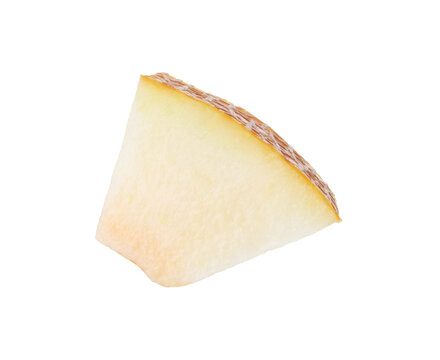Piece of sweet melon on transparent background