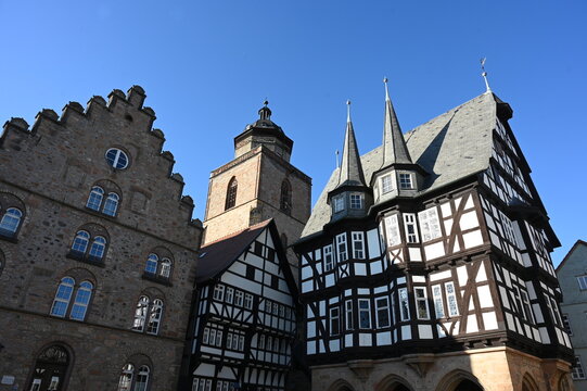 Kirche und Rathaus in Alsfeld