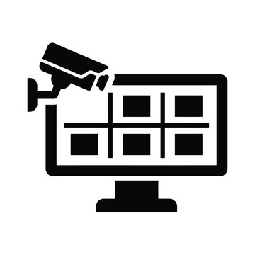 Cyber security shield icon with padlock symbol for digital data protection and network safety.