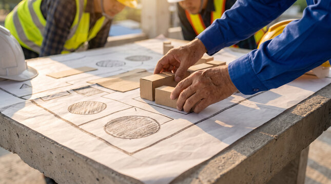 Mentor maps construction sequence with apprentices