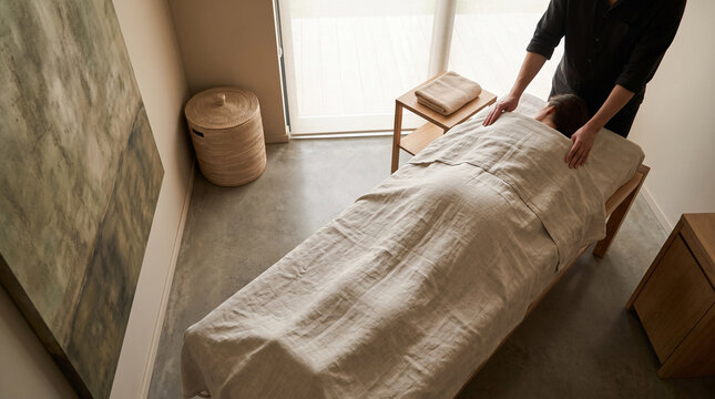 Post Treatment Rest in Serene Wellness Suite