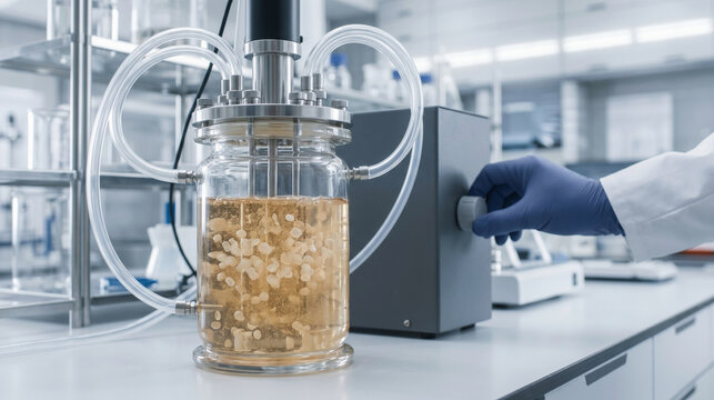 Bioreactor System for Bacterial Breakdown of Plastic Waste