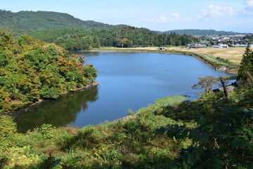 Fototapeta premium 大山上池・下池 ラムサール条約登録地